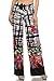 Yelete Women's High Waist Wide Leg Palazzo Pants with Foldover Waist Band