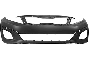 FitParts Compatible with Front Bumper Cover Fascia 2014-2015 Kia Optima EX LX SXL SX Turbo. New Primed Without Sensor Holes, With Fog Light Holes. KI1000168 865114C500