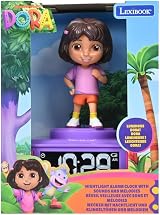 LEXIBOOK Dora Night Light Alarm Clock Purple RL800DOR with 6 Sounds view 6