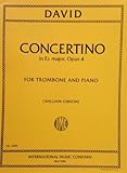 David: Concertino in Eb Major, Op. 4 for Trombone and Piano