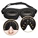 Upgraded Magnetic Sleep Mask for Women Men & Kids, Ehomi Eye Mask Eye Cover for Sleeping, Blindfold 3D Contoured Sleeping Mask, Great for Nighttime, Travel, Shift Work & Meditation, Black