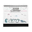 2018 Lovely Office Calendars Desk Calendar Plan Helpers,Penguin Style