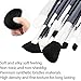 Qivange Makeup Brushes 12 PCS Makeup Brush Set Liquid Foundation Primer Face Blush Makup Kit for Women Girls Gift