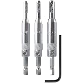 Snappy 3pc Self Centering Hinge Drill Bit Set Made in USA