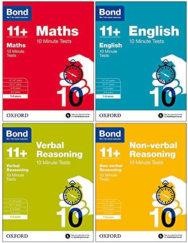 Amazon.com: Bond 11+: Assessment Papers, 5-6 years Bundle: English