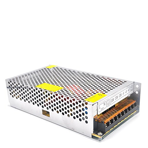 Padarsey DC 24V 10A 240W Power Supply Adapter Transformer Switch AC 110V/220V to DC 24V 10amp Universal Regulated Switching Converter for LED Strip Light CCTV Camera Security System Computer Project