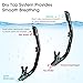 Mpow Snorkel Mask, Scuba Diving Mask for Snorkeling Diving Swimming, Easy Breath Scuba Snorkeling Gear with Silicon Mouth Piece and Easy Adjustable Strap