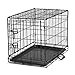 Proselect Easy Dog Crates for Dogs and Pets - Black; Extra Large