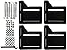 Weltraum Queen Bed Modification Plate Modi, Headboard Attachment Bracket, Brackets Bed Frame Headboard Adapter Kit, Set of 4
