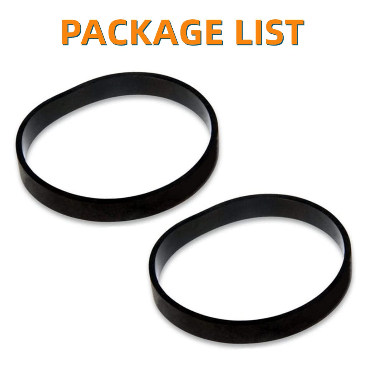 Replacement Belts for Bissell ProHeat 2X Revolution Pet (Pro) Carpet Cleaner Model 1548,1551,1986,1964, 2007, 2007P, 1550 Series, Compared to Parts 1606428 (Pack of 2)