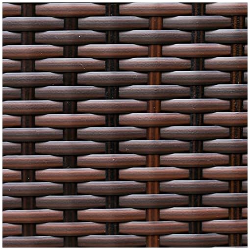 Abreo Rattan Garden Dining Corner Furniture 9 Seater - ASTONSHEDSUK