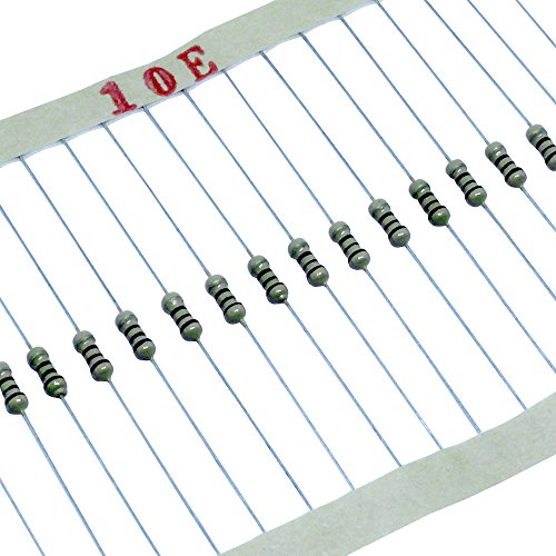 Eiechip 1500Pcs 1/4W 5% Carbon Film Resistors Assorted Kit 75 Values (1 ohm to 10M ohm)
