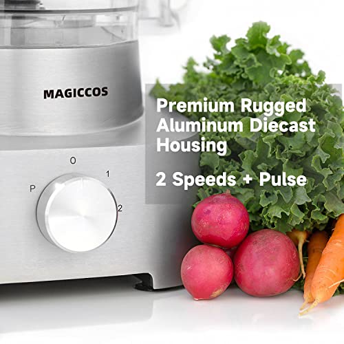 Magiccos Diecast 14Cup Dicing FoodProcessors 1000W Powerful Copper