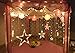 Pericross Snowflake Veil Hexagon Princess Play Tent with Metal Frame and 10M 100 Diodes LED Brass Wire Lights and Flash Control (Pink)