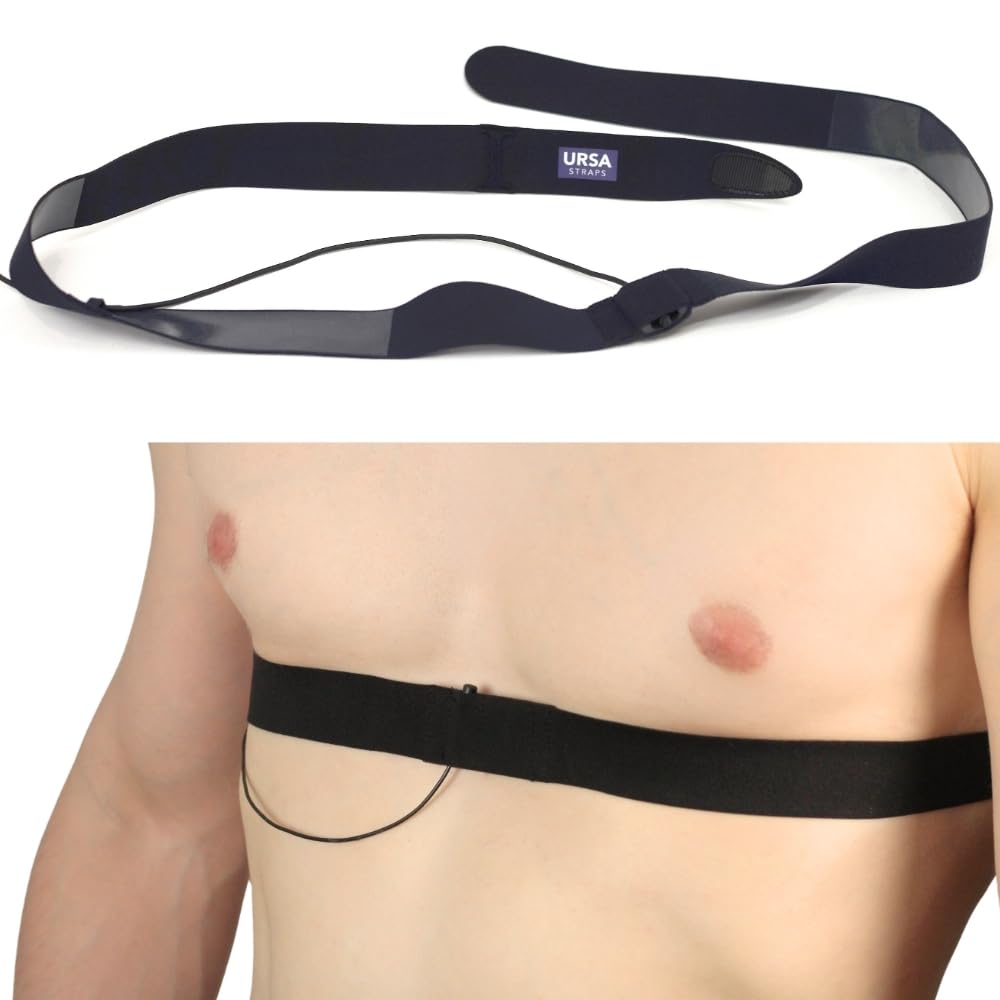 URSA Chest Strap: Low-Profile, Soft, Stretchy & Breathable Chest Straps for Microphones. For Location Sound, Theatre, Live Events & More (Black) — image 1