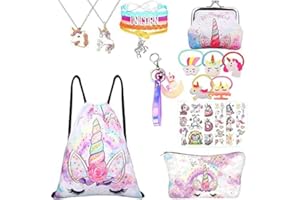 RHCPFOVR Unicorn Gifts for Girls - Unicorn Bag,Girls Gifts,Birthday Decorations for Teen Girls 8 Pcs