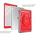 Fintie Case for iPad 6th / 5th Generation (2018/2017), iPad Air 2 / Air 1 (9.7 Inch) - [Tuatara Magic Ring] 360 Degree Rotating Grip Stand Shockproof Rugged Cover with Screen Protector, Red