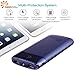 KAKAFU 20000mAh Power Bank (Dual USB Port, 3.1A Total) External Portable Charger Battery Pack Portable Charger with LED Flashlight for iPhone 8/7,iPhone X,iPad Pro, Galaxy S10,S9,S8,S7,Note9/8 More