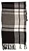Love Lakeside Men's Cashmere Feel Winter Plaid Scarf for Winter, Overcoat Black & White