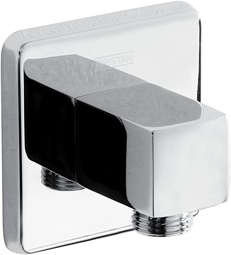 Bristan CARM WOSQ01 C Square Wall Outlet Chrome Bath Shower Valve Hose
