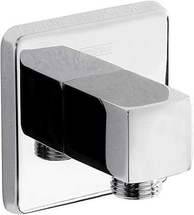 Bristan CARM WOSQ01 C Square Wall Outlet Chrome Bath Shower Valve Hose