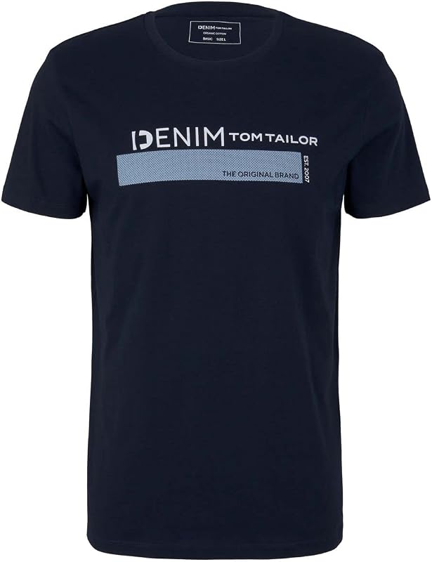 Hommes T-shirt avec logo imprimé 1030693, 10668 - Sky Captain Blue, L