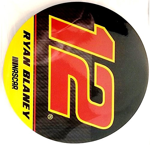 Ryan Blaney #12 DECAL RR 4" Round Vinyl Auto Home Heavy Duty Nascar Racing