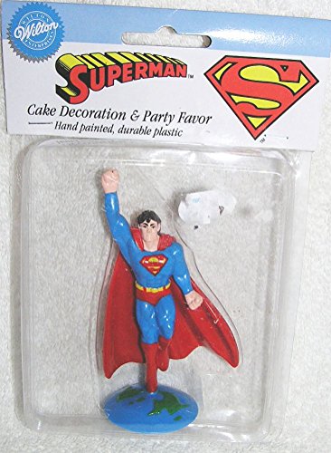 1994 Superman 4" Cake Decoration and Party Favor