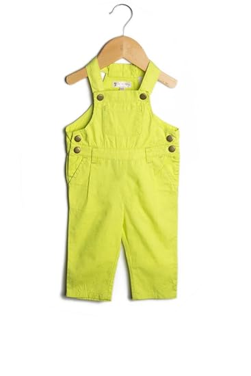 lime green dungarees