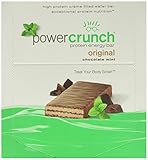 Power Crunch Protein Energy Bar, Chocolate Mint, 1.4-Ounce Bars, 12 Count