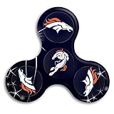 OIB Fidget Spinner Toys - Denver Broncos Football Metal Bearings Hand Spinner For ADHD, ADD Boredom Stress Reducer Killing Time