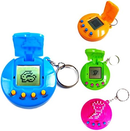 KASST Electronic Virtual Pets Toy on a Key Chain with One AG13 Battery Electronic Game (Orange)