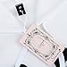 St. Jubileens Women's Cute Panda Print White and Black Fleece Hoodie Sweatshirts Tops Pullover (Large)