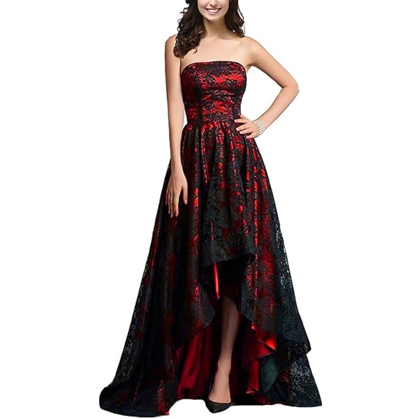 slim fit dress slacks Chic A-line Straps Black Long Prom Dresses 3D Floral Lace Evening Gown –  SELINADRESS main image 1
