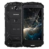 DOOGEE S60 Triple Proofing Phone 6GB RAM + 64GB ROM 5.2 inch 5580mAh Battery Android 7.0 MTK Helio P25 Octa Core up to 2.5GHz WCDMA & GSM & FDD-LTE (Black)