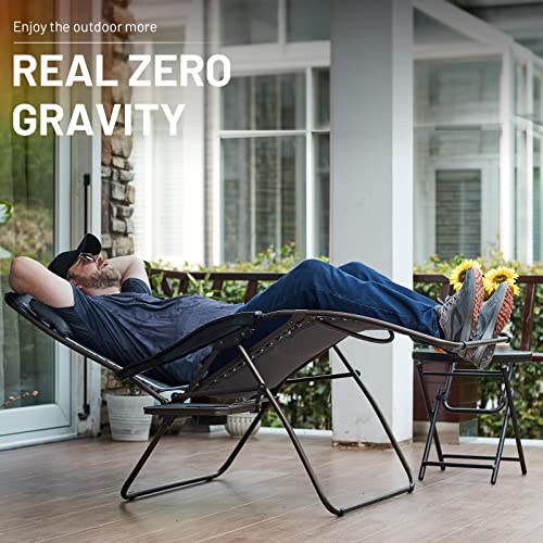 TIMBER RIDGE XXL Oversized Zero Gravity Chair, Full Padded Patio