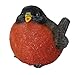 Fat Robin by Michael Carr Designs - Outdoor Bird Figurine for gardens, patios and lawns (80069) , Red