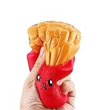 Slow Rising Squishies Jumbo, French Fries Scented Squeeze Easter Stress Relief Toy (style.1)