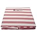 DII Foldable Fabric Storage Container 11 x 11 x 11, Stripe Rose, Small,