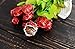 Madelaine Chocolates, Exquisite, Intricate, Highly Detailed 3/4 OZ Premium Milk Chocolate Roses, Nestled In Medium Stems With Lush, Silk Leaves - Semi-solid Chocolate - (Red) (6 Pack)