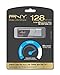 PNY 128GB USB 3.0 Flash Drive Elite Turbo Attache 3 (Five Pack) Model P-FD128TBOP-GE Bundle with (2) Everything But Stromboli Lanyard