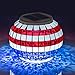 Pandawill Color Changing Solar Powered LED Garden Lights, Rechargeable Table Waterproof Night Lights for Garden, Party, Bedroom, Patio,Outdoor/Indoor Decorations (Star-Spangled Banner)
