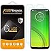 Supershieldz (2 Pack) Designed for Motorola (Moto G7 Power) Tempered Glass Screen Protector, 0.33mm, Anti Scratch, Bubble Free