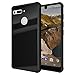 Essential Phone PH-1 Case, TUDIA [Ceramic Feel] Lightweight [GLOST] TPU Bumper Shock Absorption Cover Featuring [Tempered Glass Back Panel] for Essential Phone PH-1 (Black)