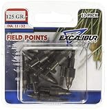 Excalibur Field Points, 11/32", 12 Pack 125 Grain