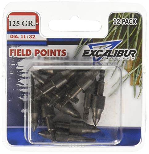 Excalibur Field Points, 11/32", 12 Pack 125 Grain