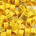 iherdsman 001-100 Multi-color Bird Leg Bands Numbered 8 mm Pigeon Parrot Chicks Duck Clip Rings Band (yellow)