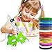 Nulaxy 3D Printer/3D Pen Filament, 1.75mm PLA Filament Refills Pack of 20, Each Color 16 Feet, Total 328 Feet, Bonus 4 Glow in The Dark