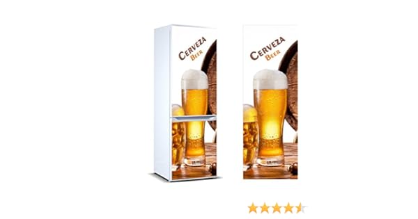 Pegatinas Vinilo para Frigorífico Caña Cerveza | Varias Medidas ...