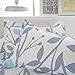 Vaulia Microfiber Duvet Cover Sets, Reversible Print Pattern Design - Twin Size